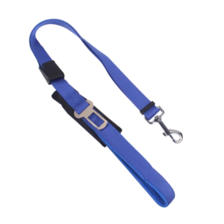 Nobleza bezpečnostný pás do auta DeLuxe s prackou modrý 2,5 x 73 - 109 cm